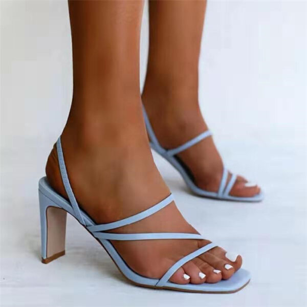 Stiletto Sandals Plus Size 36-43 Woman High Heels Shoes Lady - Image 2