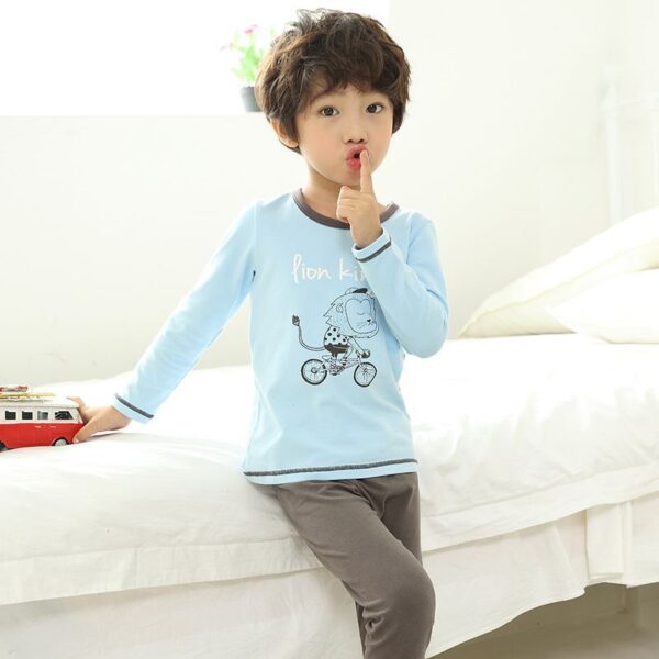 Children's cotton clothes suit - Image 5
