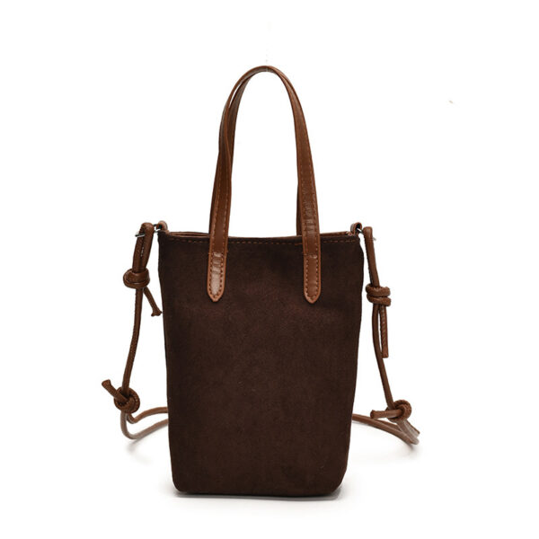 Women's Crossbody Bag Autumn And Winter Retro Leopard Print Shoulder Bag Anime New Versatile Suede Phone Bag - Image 6