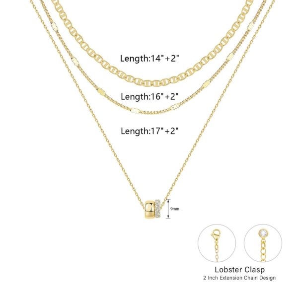 Necklace Zircon-laid Necklace Suit Women - Image 3